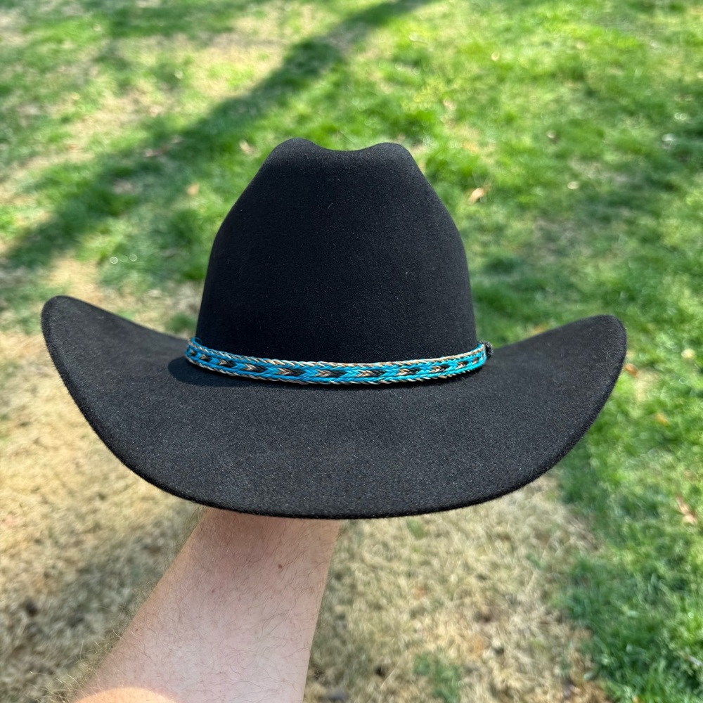 Stetson Black Adelante 6X Cowboy Hat - Picture 3 of 7